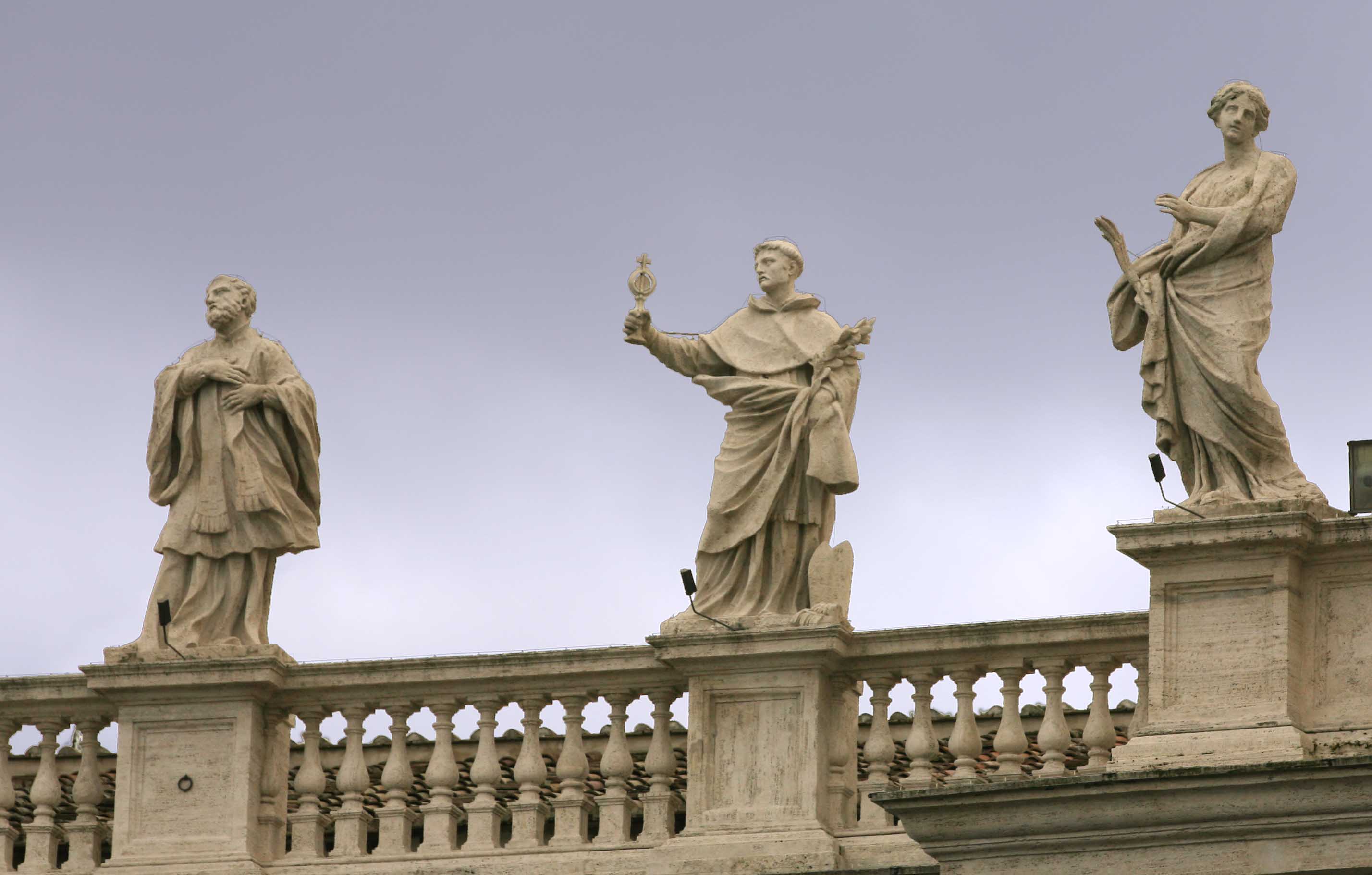 St Hyacinth Colonnade Saints